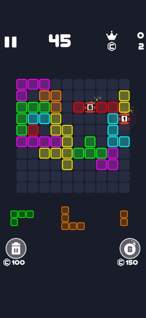 Neon Block Puzzle : Fill Board(圖3)-速報App