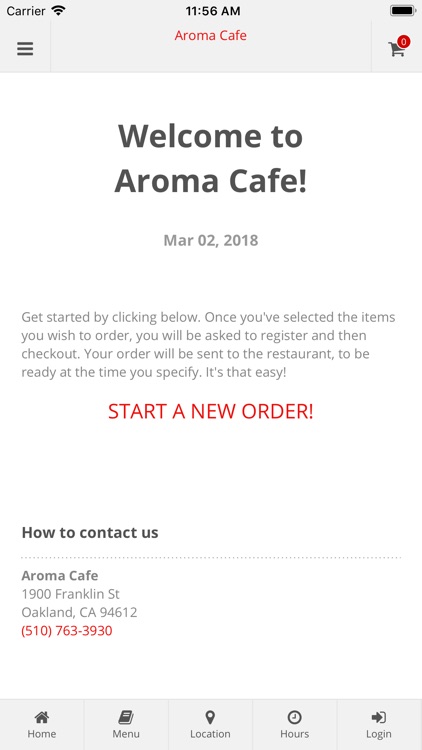 Aroma Cafe Oakland
