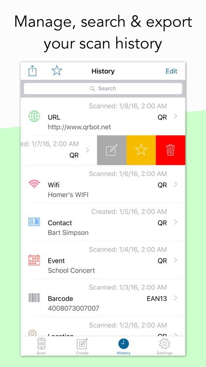 Barcode Scanner & QR Code Reader by qrbot.net