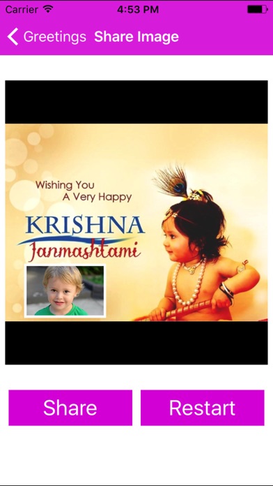 How to cancel & delete Krishna Janmashtami Greetings Maker For Wishes from iphone & ipad 3