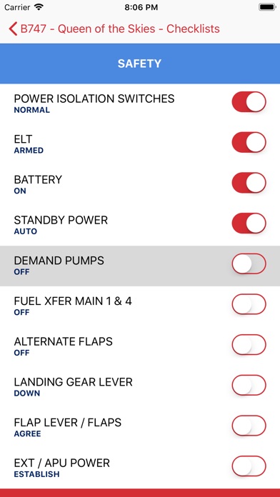 B747 Checklist screenshot 3