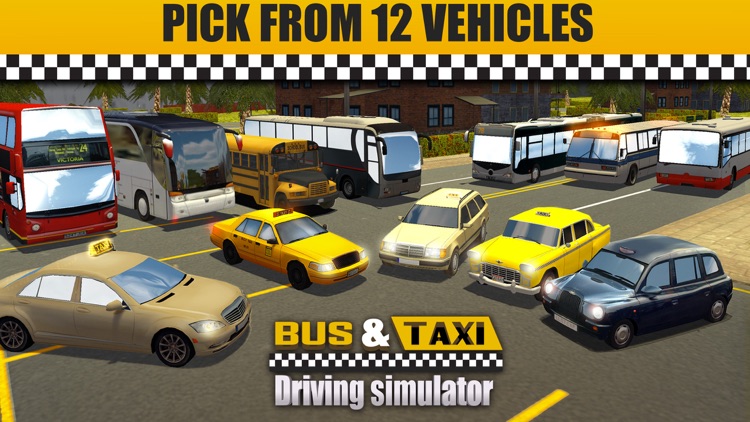 Bus & Taxi Driving Simulator screenshot-4