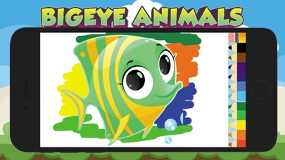 How to cancel & delete Bigeye Animals Coloring Marker from iphone & ipad 2