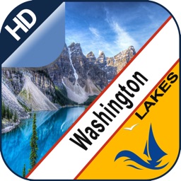 Washington Lakes gps offline nautical chart