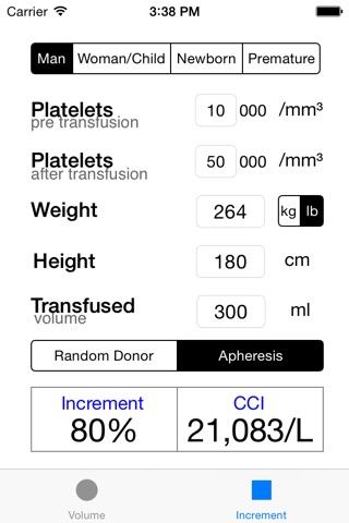 Platelet Calculator screenshot 2