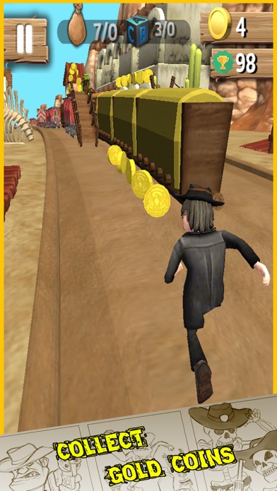 Rail West Rush - Running Game screenshot 3