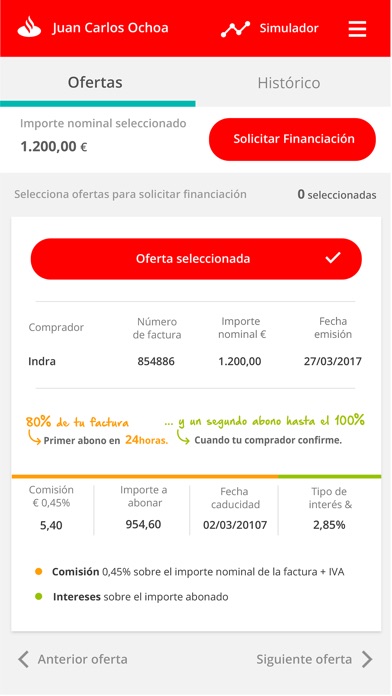 Santander Factoring Digital screenshot 2