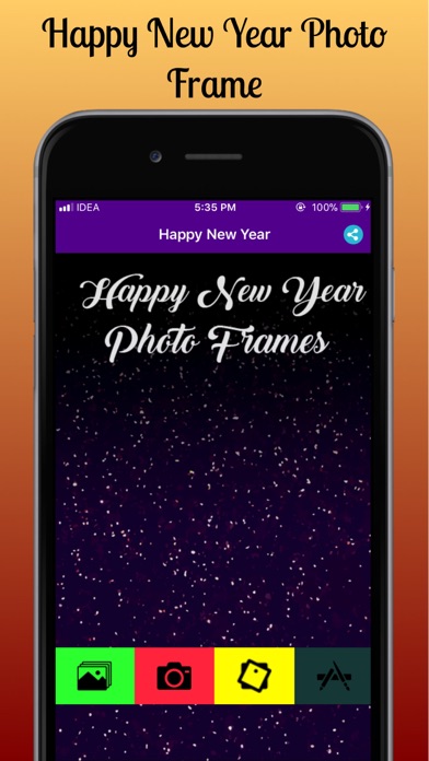 New Year Photo Frame Editor screenshot 2
