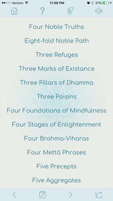 Buddhist Lists screenshot 3