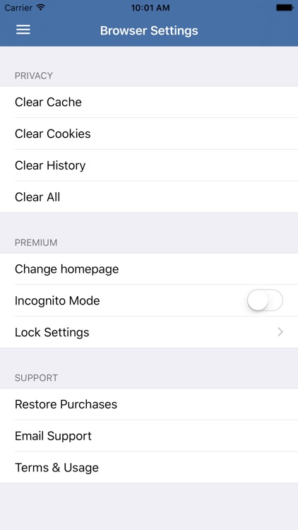 Private Browser - Incognito Secure Web Browsing