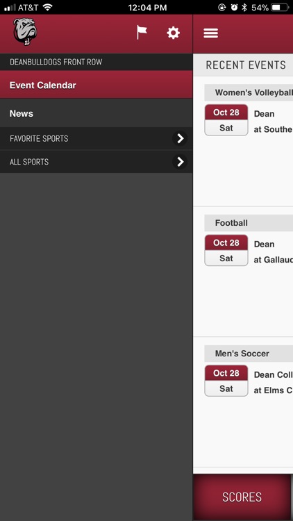 DeanBulldogs Front Row