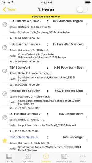 TSV Schloß Neuhaus Handball(圖2)-速報App