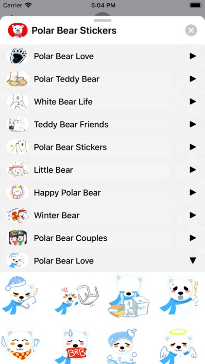 Polar Bear Sticker screenshot-9
