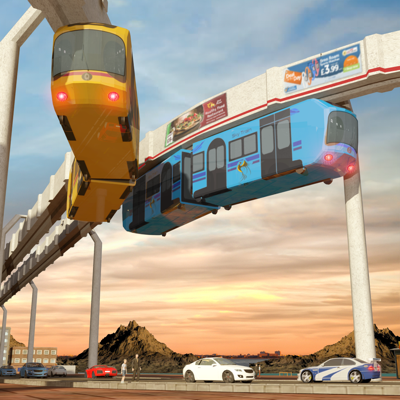 Elevated Train Simulator 3D