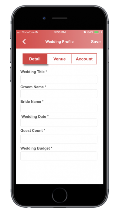 Wedding Planner Application screenshot 4