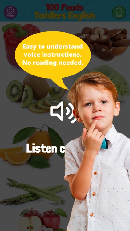 100 Foods - Toddlers English