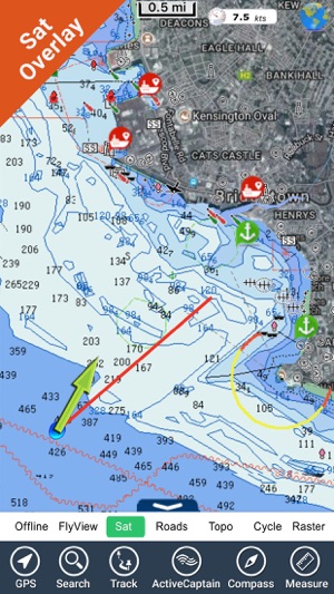 Barbados GPS Map Navigator offline charts & guide(圖1)-速報App