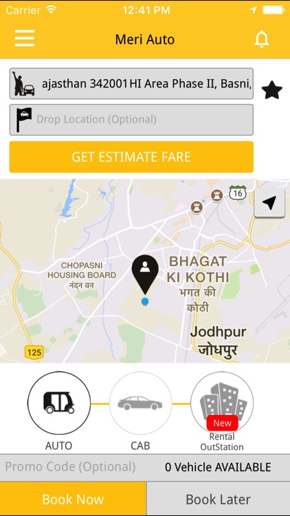 Online Booking cab - Meri auto screenshot-4