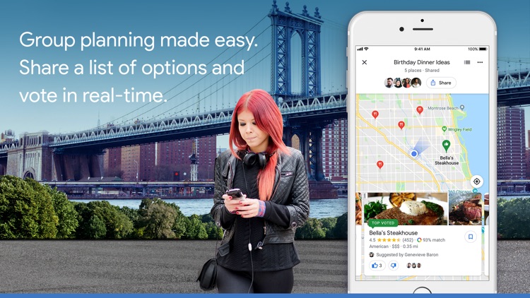 Google Maps - Transit & Food screenshot-3