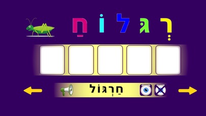 בעלי חיים - משחק כתיבה בעברית screenshot 3