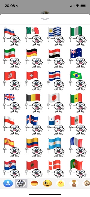 Russia 2018 Soccer Stickers(圖2)-速報App