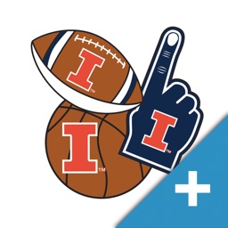 Illinois Fighting Illini PLUS Selfie Stickers