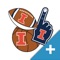 Illinois Fighting Illini PLUS Selfie Stickers app lets you add over 50 awesome, officially licensed Illinois Fighting Illini stickers to your selfies and other images