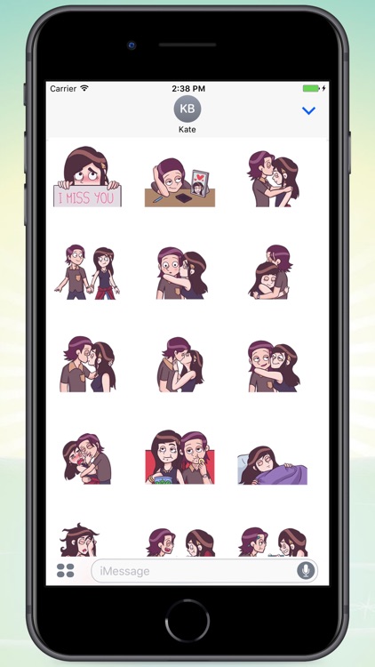 Young Couple! Stickers