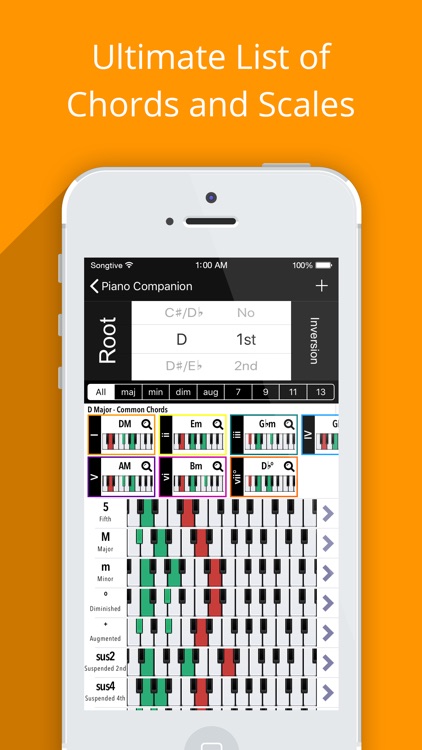 Piano Chords Companion PRO screenshot-0