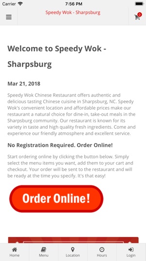 Speedy Wok Sharpsburg