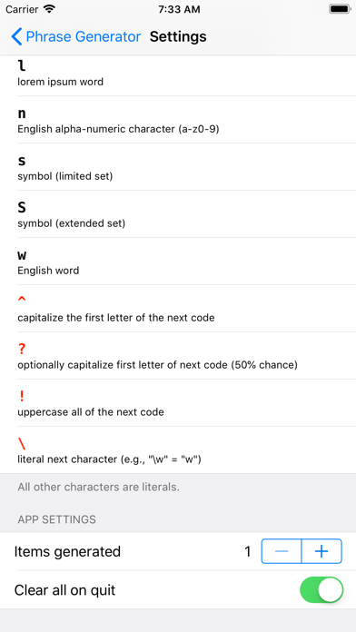 Phrase Generator screenshot 4