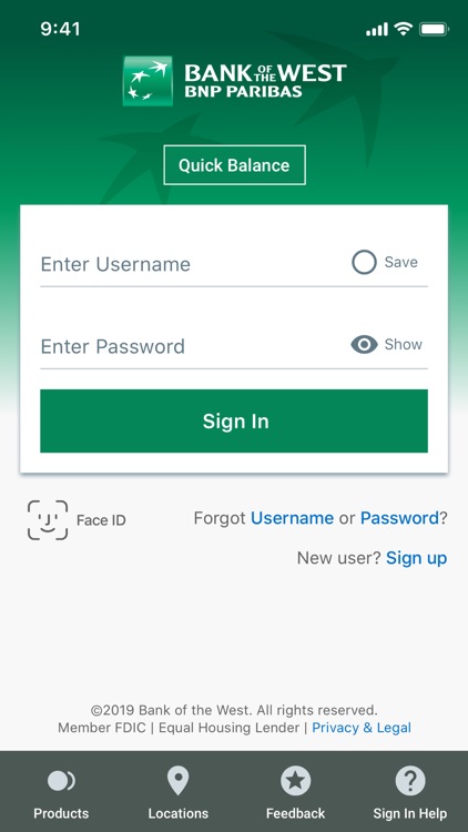 Bank of the West Mobile App