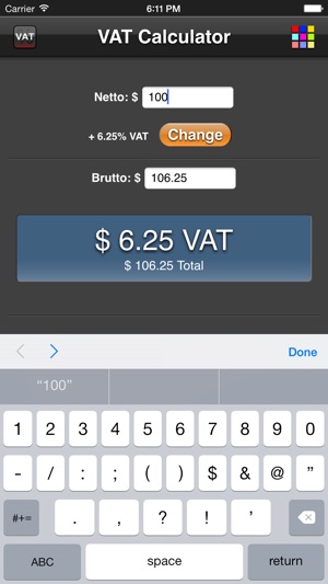 VAT Calculator