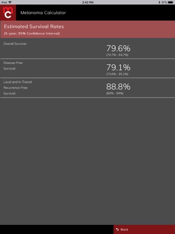 Melanoma Calculator for iPad screenshot 3