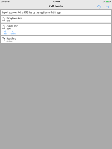 KMZ Loader - náhled