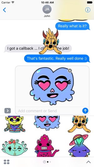 Monstermoji - Emoji Stickers(圖2)-速報App