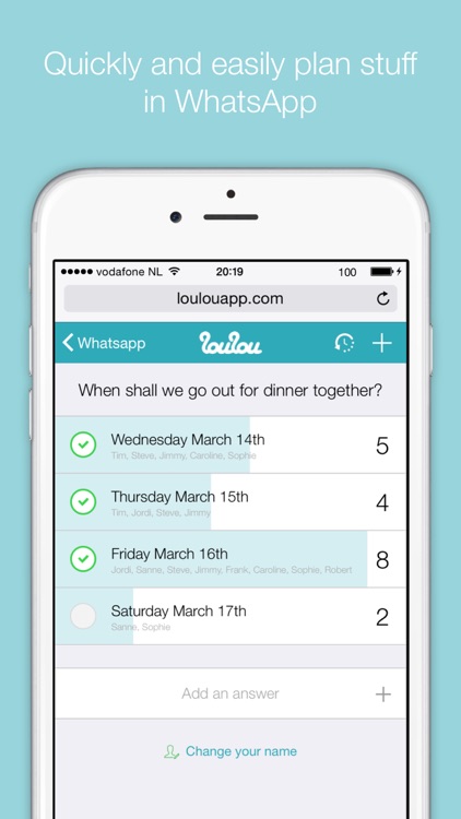 LouLou - Easy date planner screenshot-0