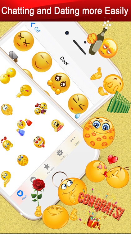 Emoji Keyboard Gif for Bitmoji