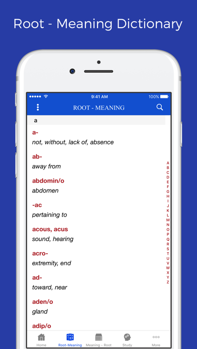 How to cancel & delete Medical terminology - roots from iphone & ipad 3