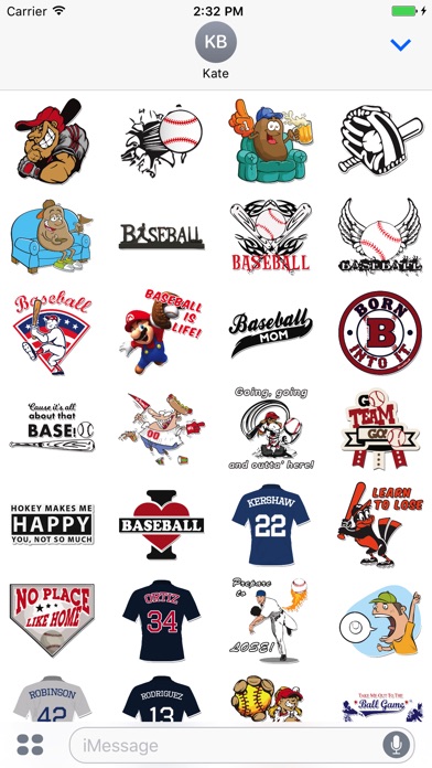 Incredible Baseball Stickers screenshot 2