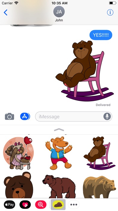 Honey Bear Stickers screenshot 2