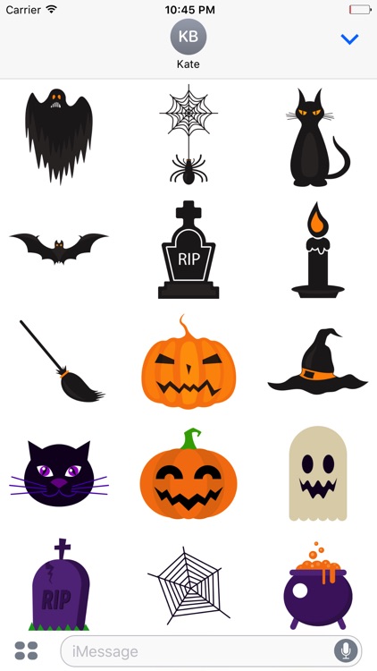 Halloween elements sticker