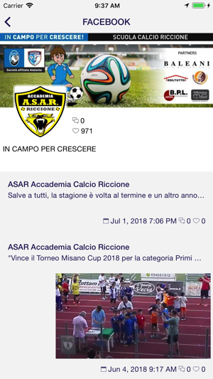 Scuola Calcio Riccione(圖3)-速報App