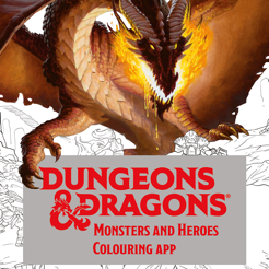 Dungeons & Dragons Coloring App