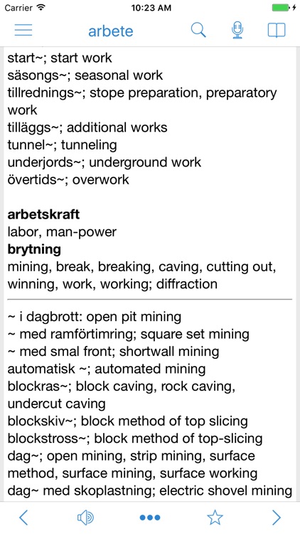 Swedish Dictionary - English Swedish Translator! screenshot-3