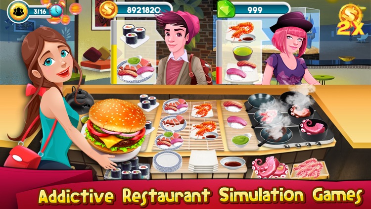 Cooking Games Kitchen Rising