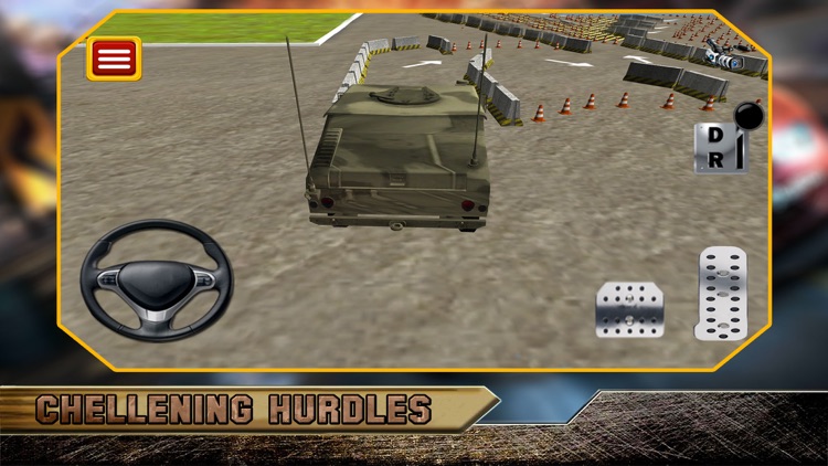 3D Military Jeep Parking Simulator Game screenshot-4