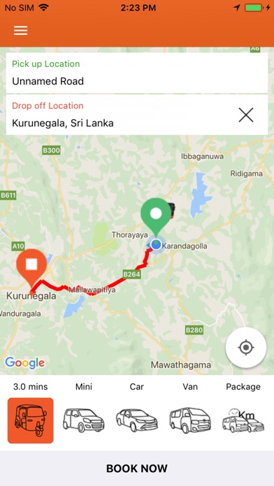 Hello cabs (Sri Lanka) screenshot 2