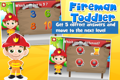 Fireman Toddler School for Kids screenshot 3