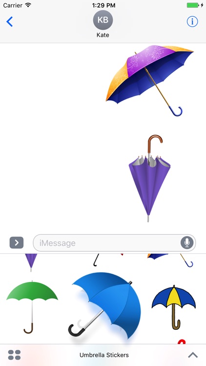 Umbrella Stickers